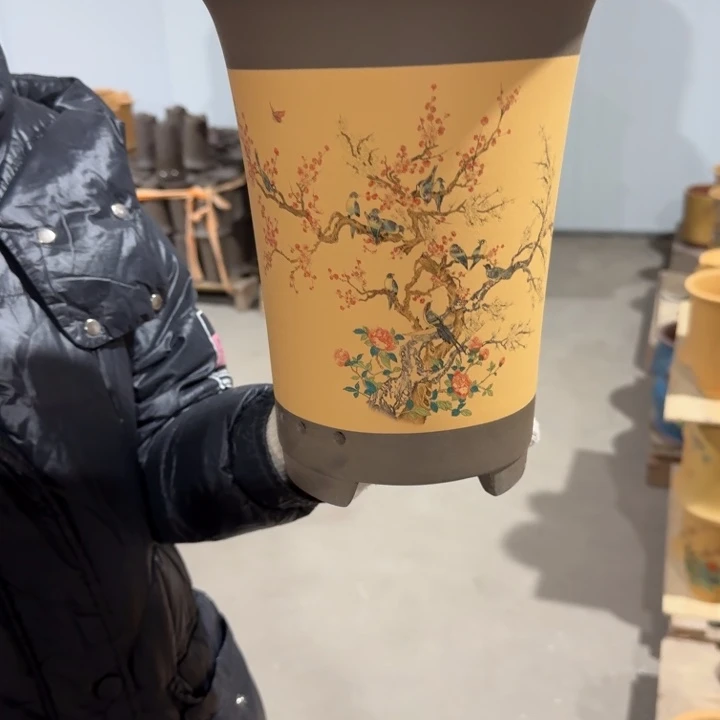 紫砂花盆 包邮包破损