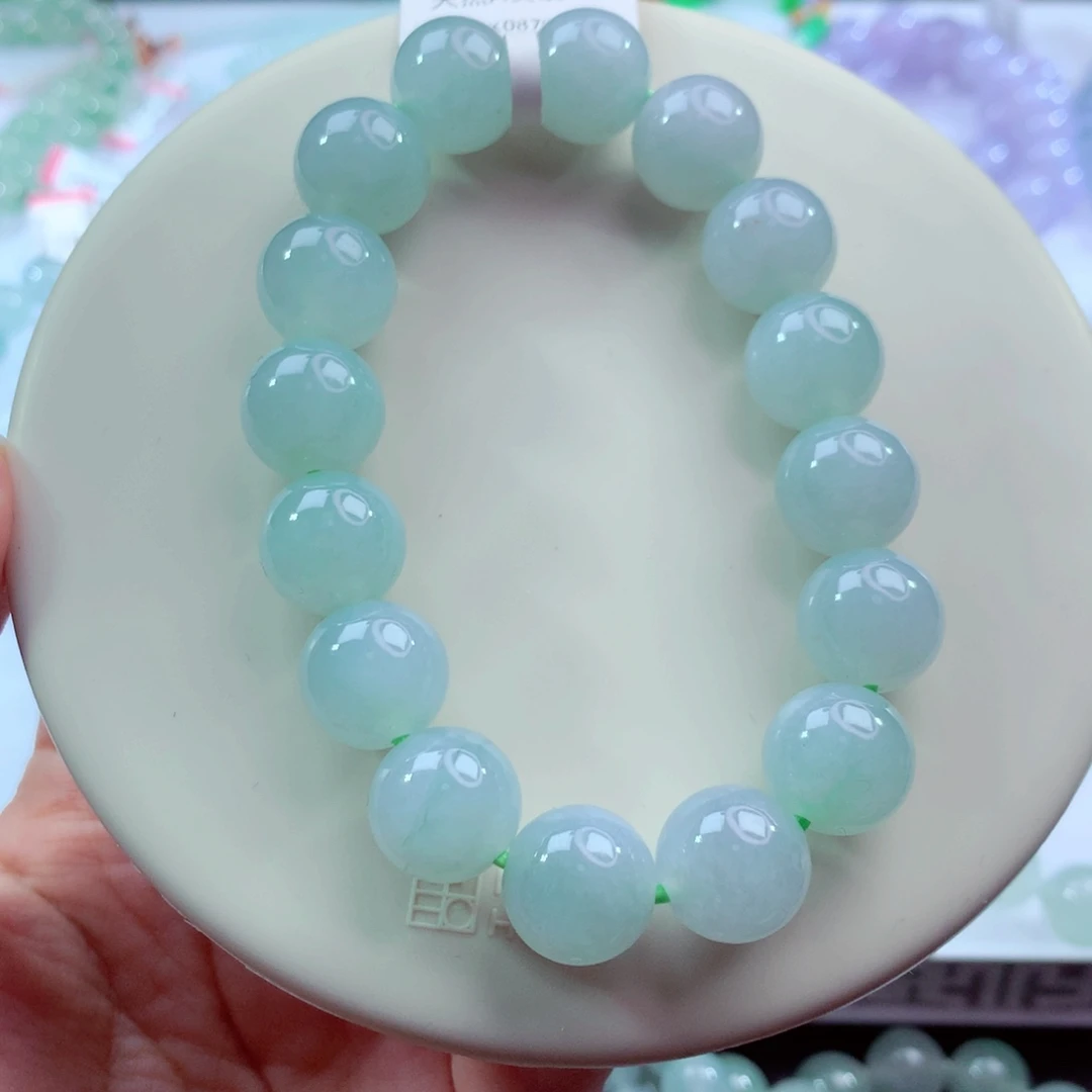 翡翠未镶嵌手链卡13.2