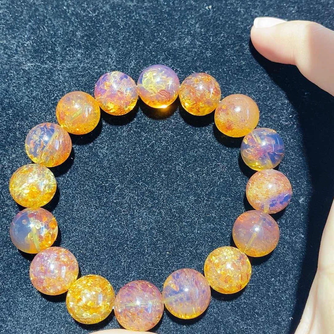 琥珀未镶嵌珠宝奇石12MM