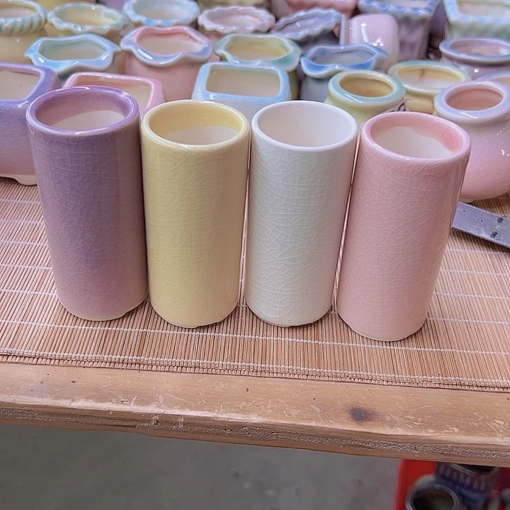 红陶陶瓷花盆当场满12包邮