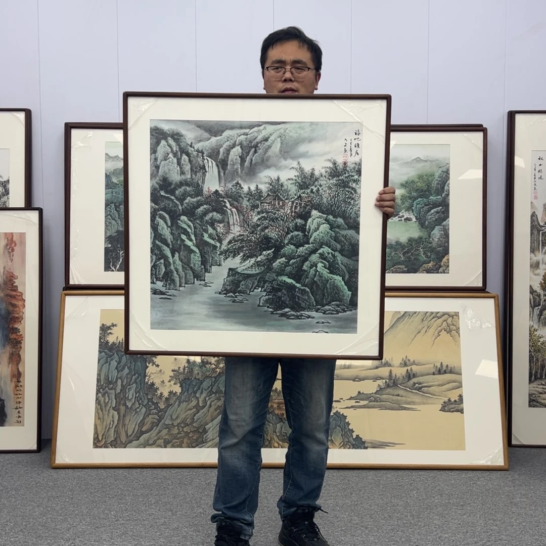 国画国画作品展览80*80
