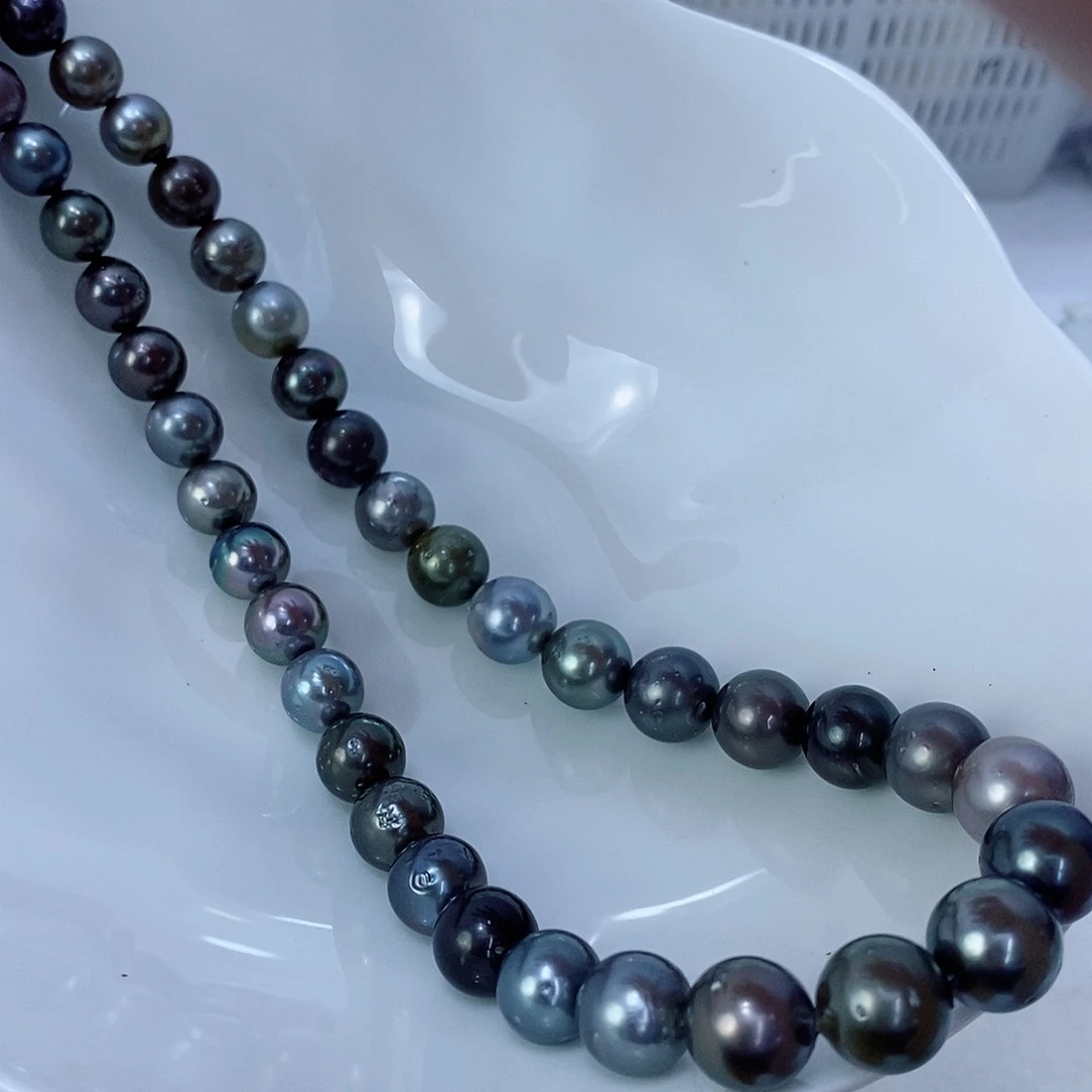 银S925镶嵌颈饰海水珍珠