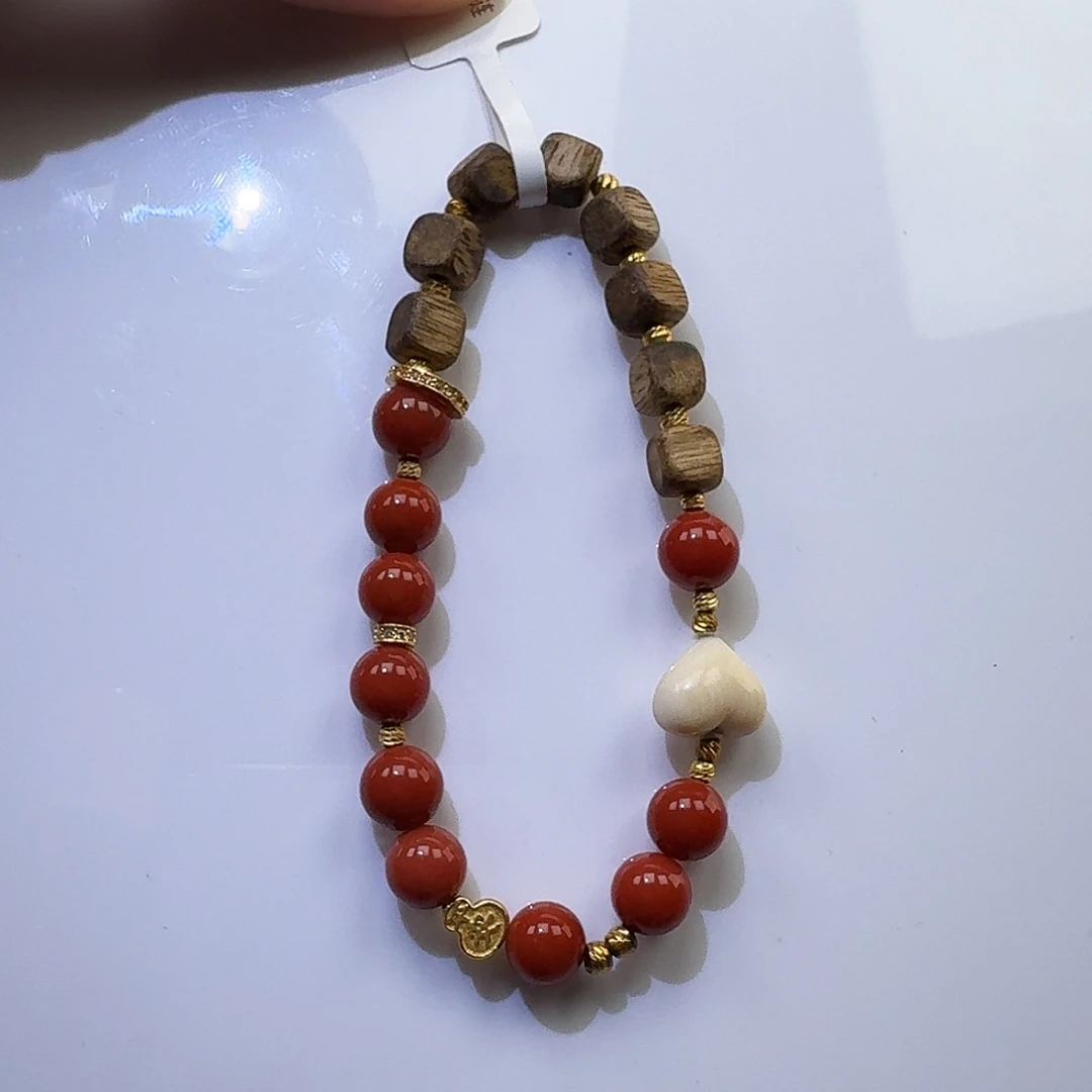 南红玛瑙未镶嵌手链