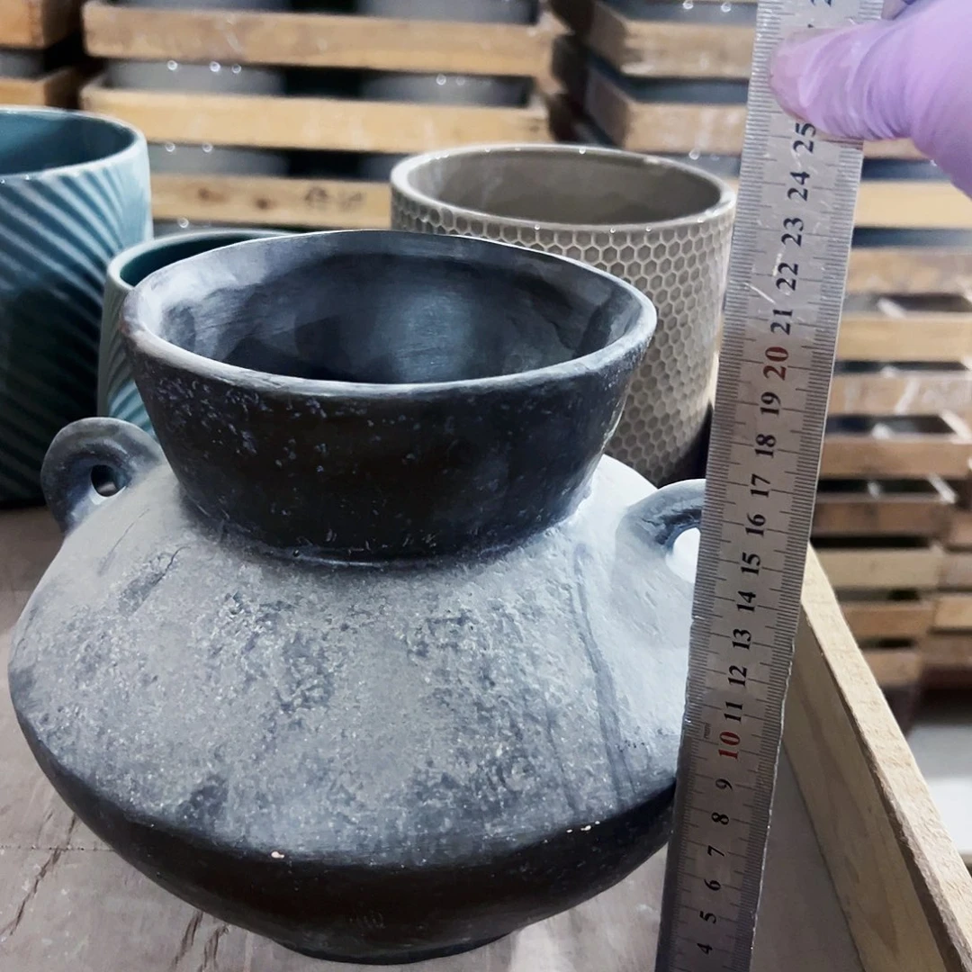 有孔外贸尾单陶瓷花盆凑单10米包邮