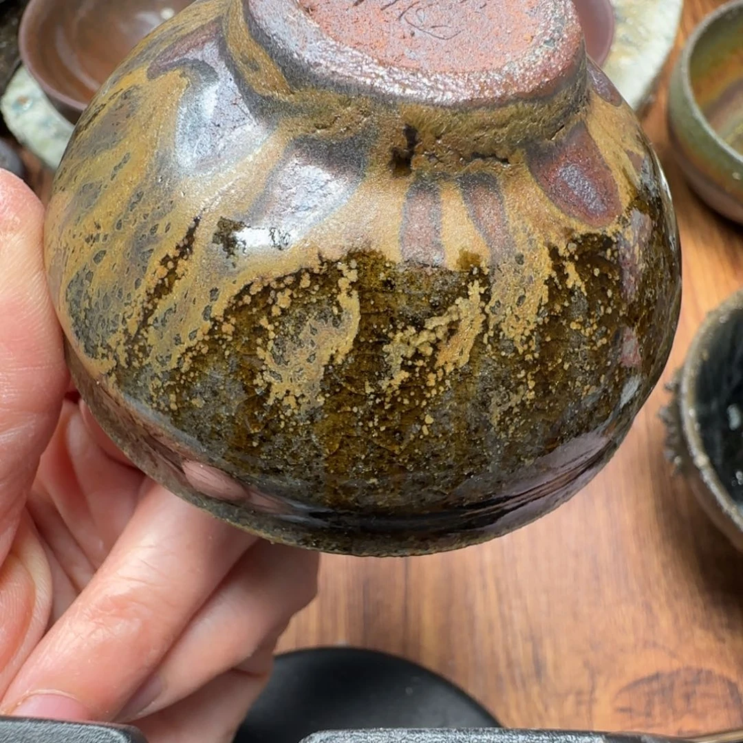柴烧建盏茶盏茶杯470