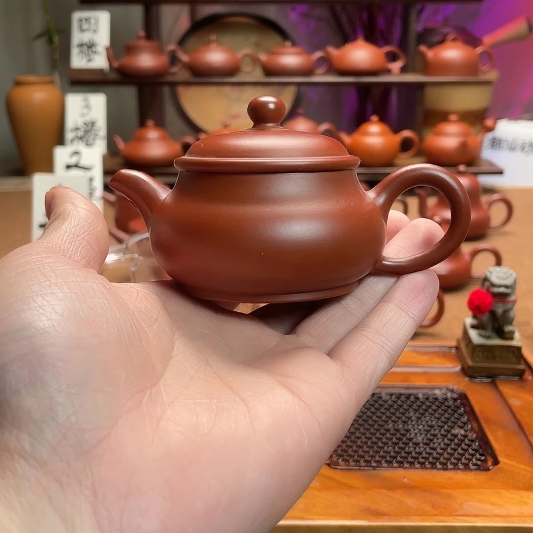 紫砂茶壶@***然朱泥明炉