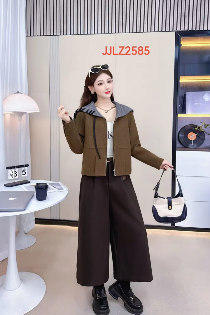 2585秋冬夹棉加厚小香风外套气质减龄短外套女