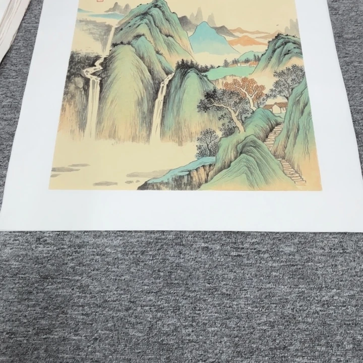 踹***猫国画绘画作品多次参加