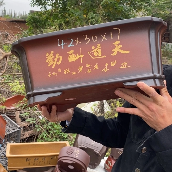 花盆紫砂紫砂特价包邮送
