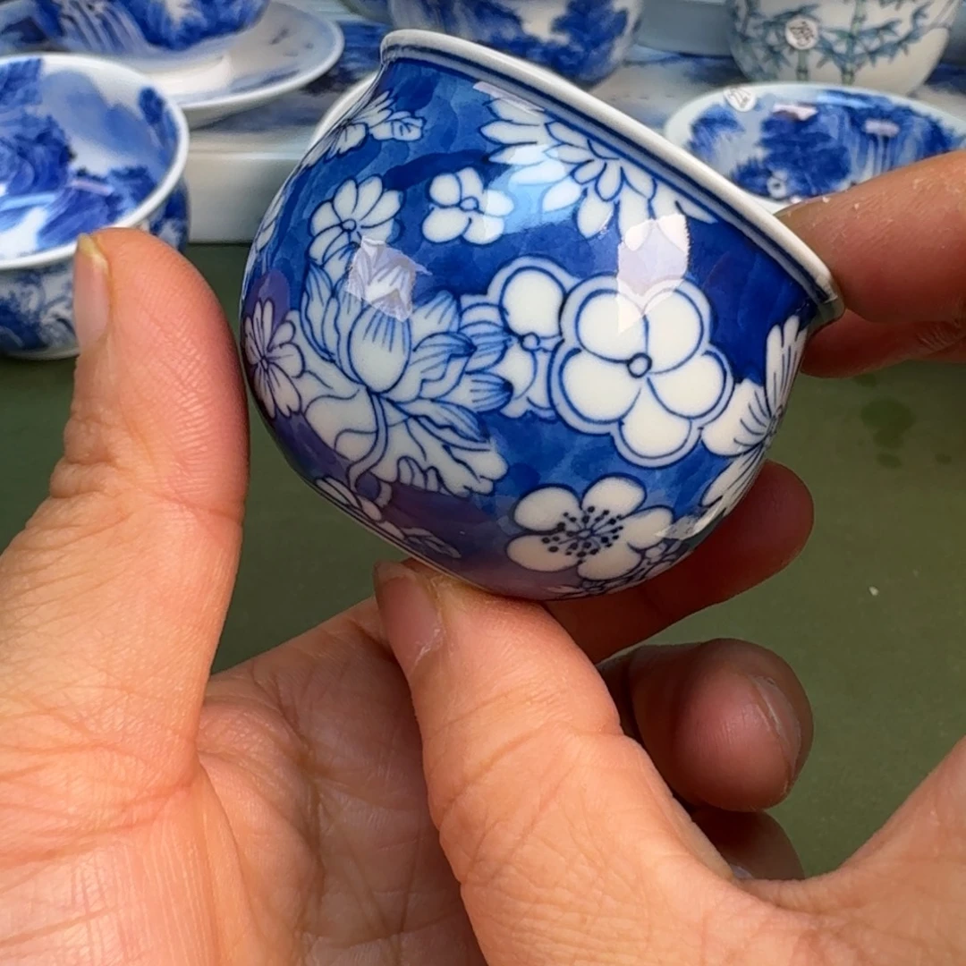 陶瓷景德镇纯手绘茶具圆圆204