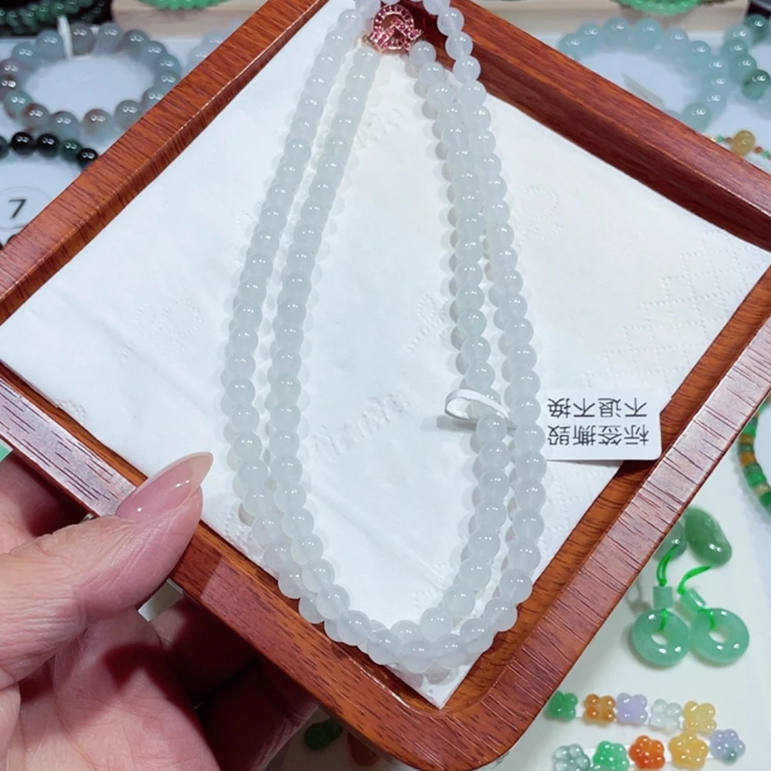 未镶嵌手链翡翠天然缅甸翡翠A货卡6