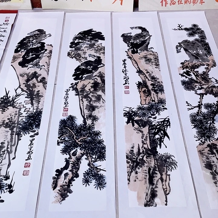 国画张圣敏先生纯手绘作品