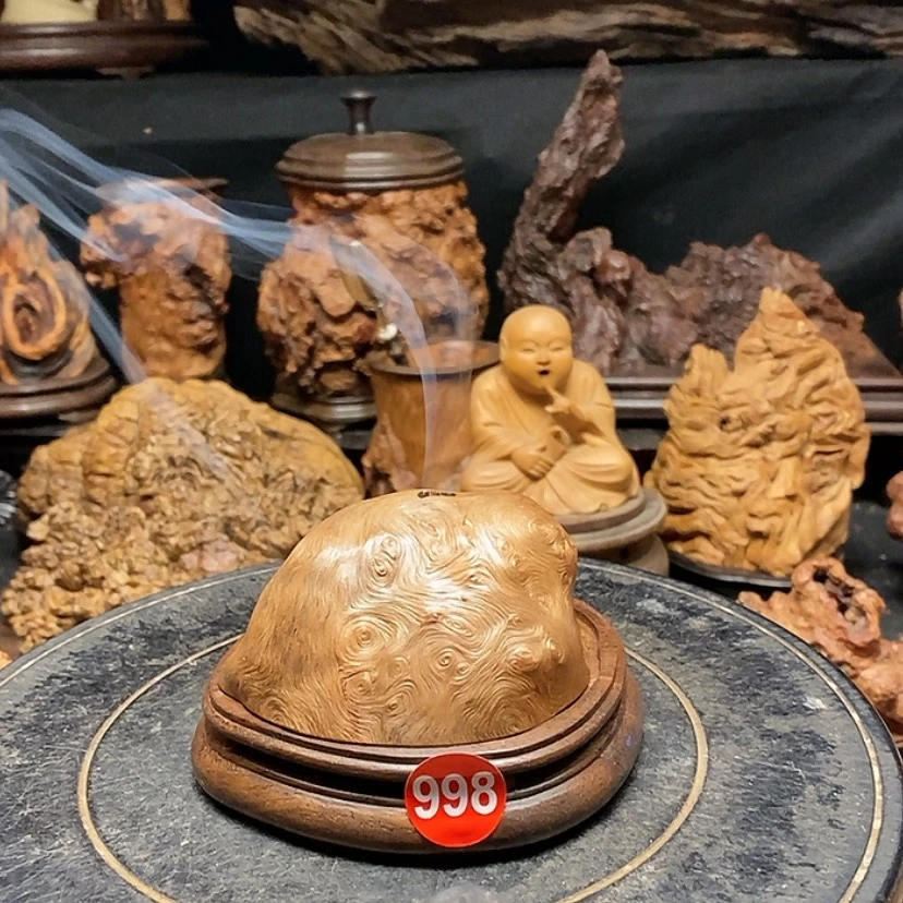 【闪购商品】998号荔枝木香炉工艺