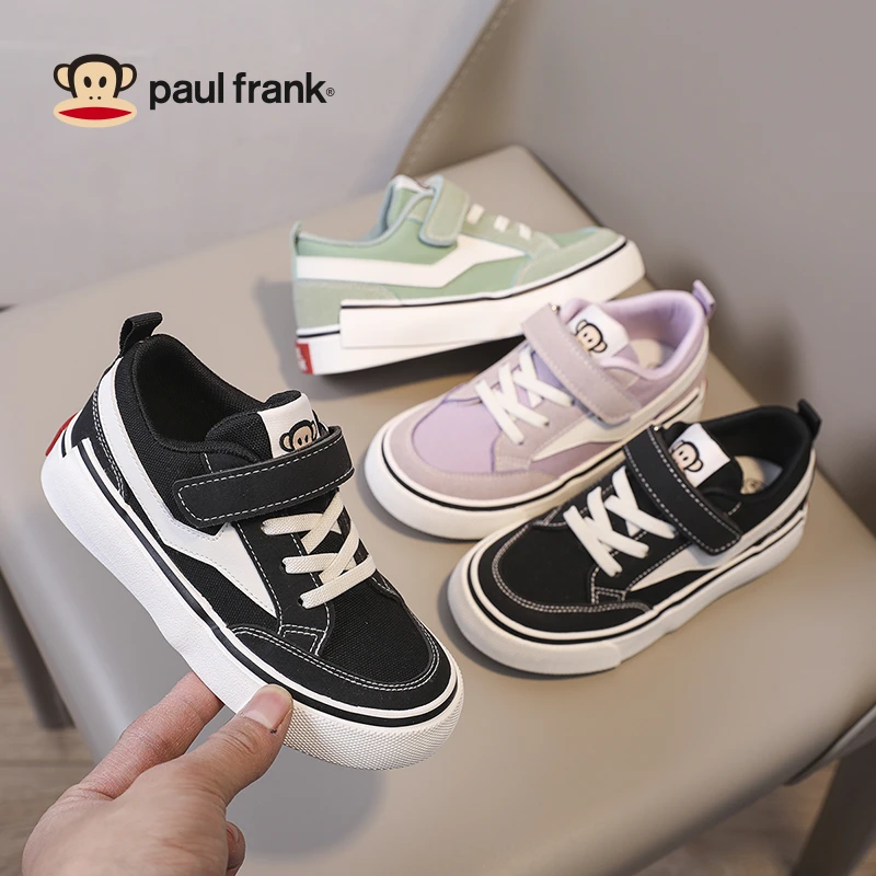 大嘴猴儿童帆布鞋春秋季新款透气宝宝布鞋女孩板鞋软底男童鞋子潮