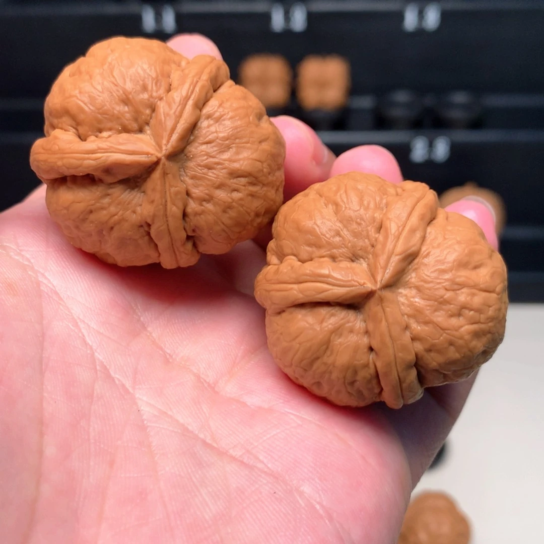 文玩核桃把件桑*老树炸三