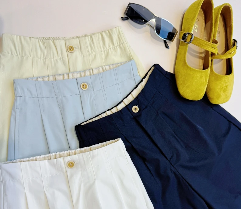 新款防晒直筒裤UPF50+高腰显瘦休闲通勤九分裤