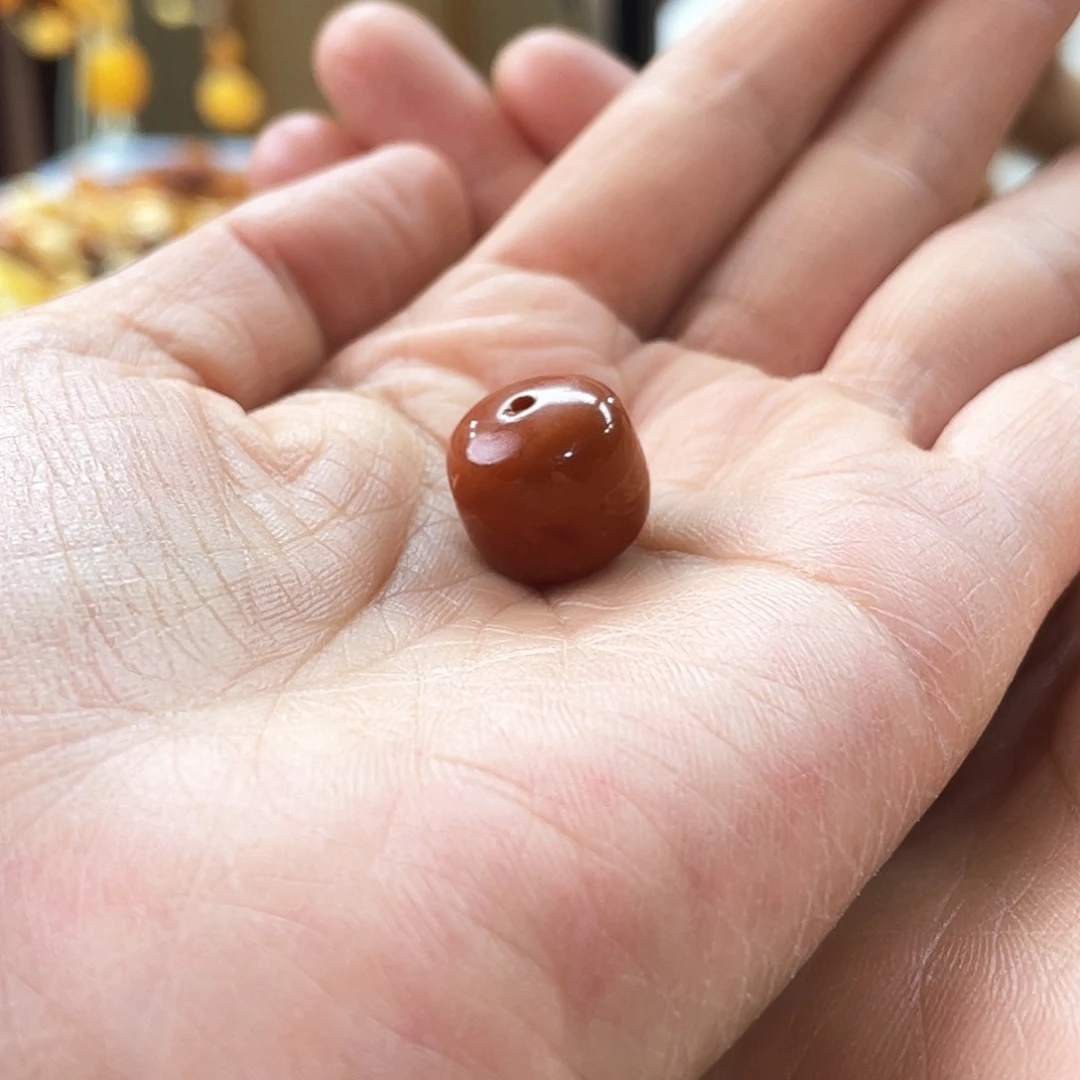 琥珀颈饰未镶嵌蜜蜡珠
