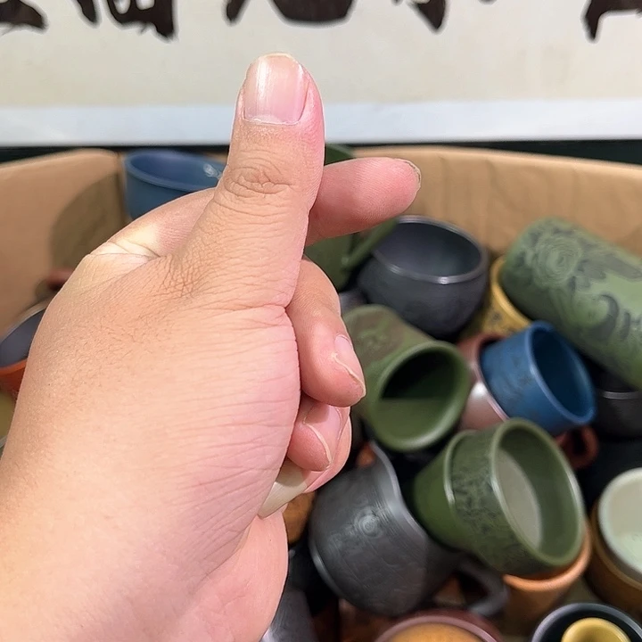 茶杯紫砂蜀*?全手工紫砂主人杯