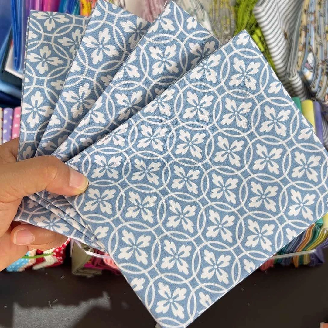 4片品牌纯棉平布45.50厘米一片果子布艺