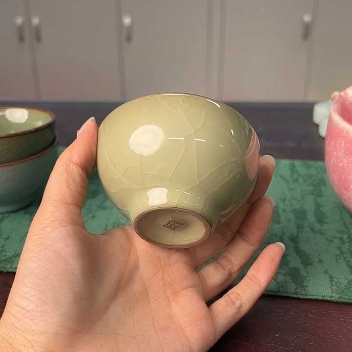云间青瓷龙泉小米茶器