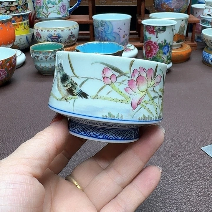 瓷片景德镇仿古手工制作精品展示