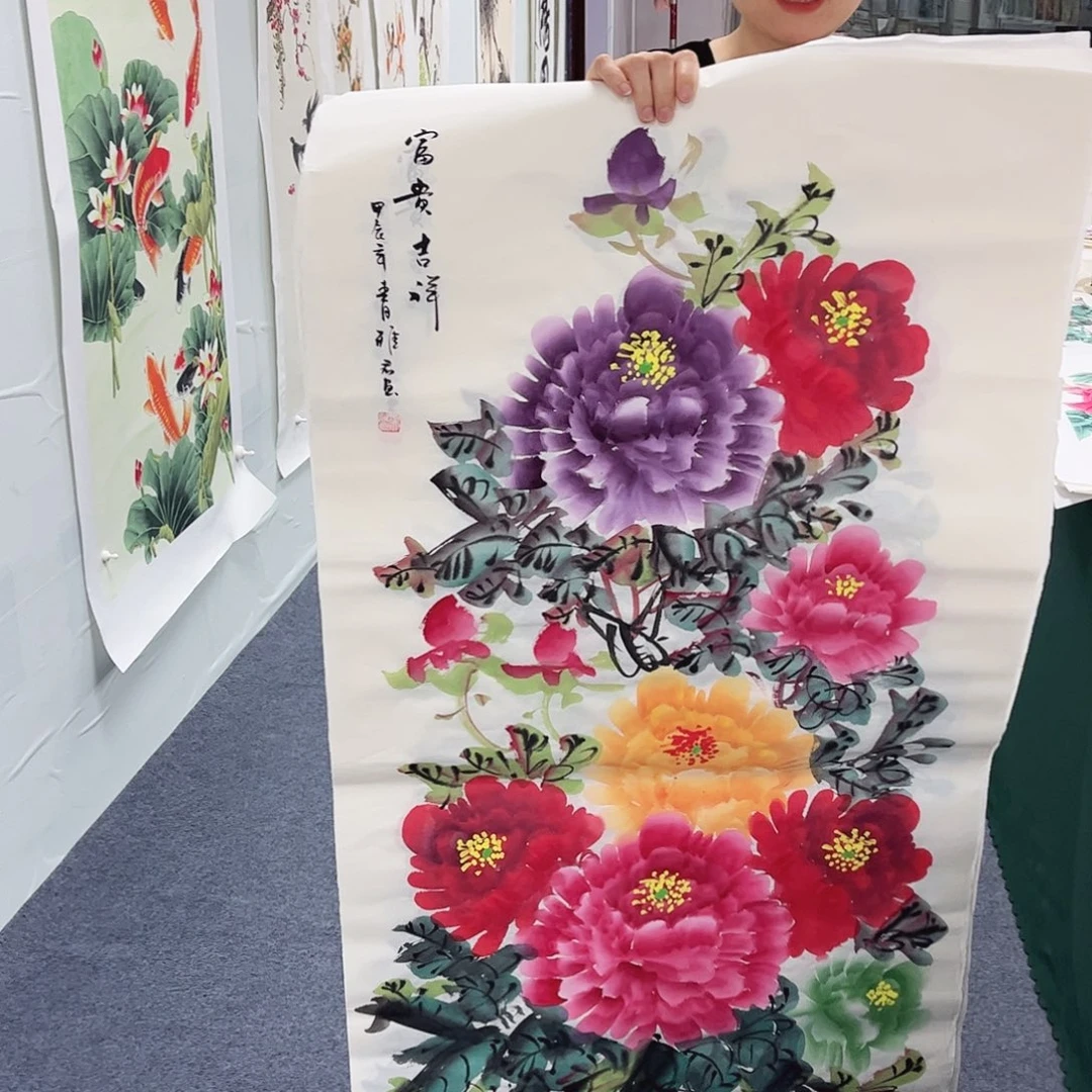 国画宣纸国画纯手绘作品