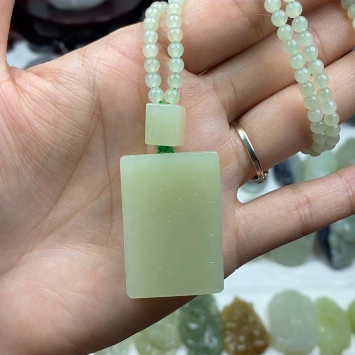 和田玉未镶嵌颈饰58