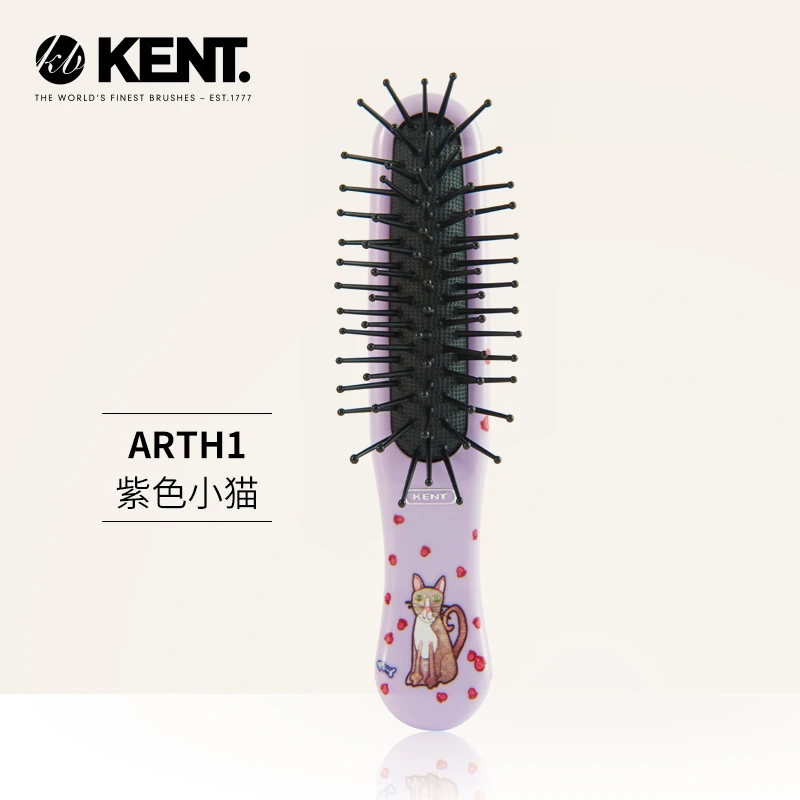 【奇居铜饰】便携梳迷你梳女士 紫色小猫ARTH102