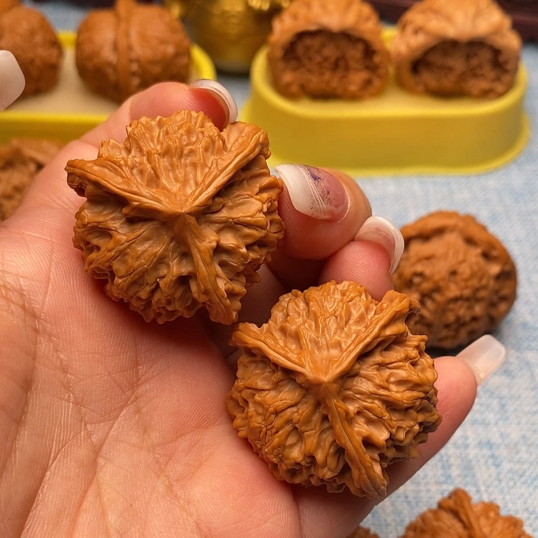 把件文玩核桃毕业三棱40尺全品