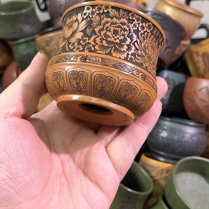 茶杯紫砂全手工紫砂主人杯