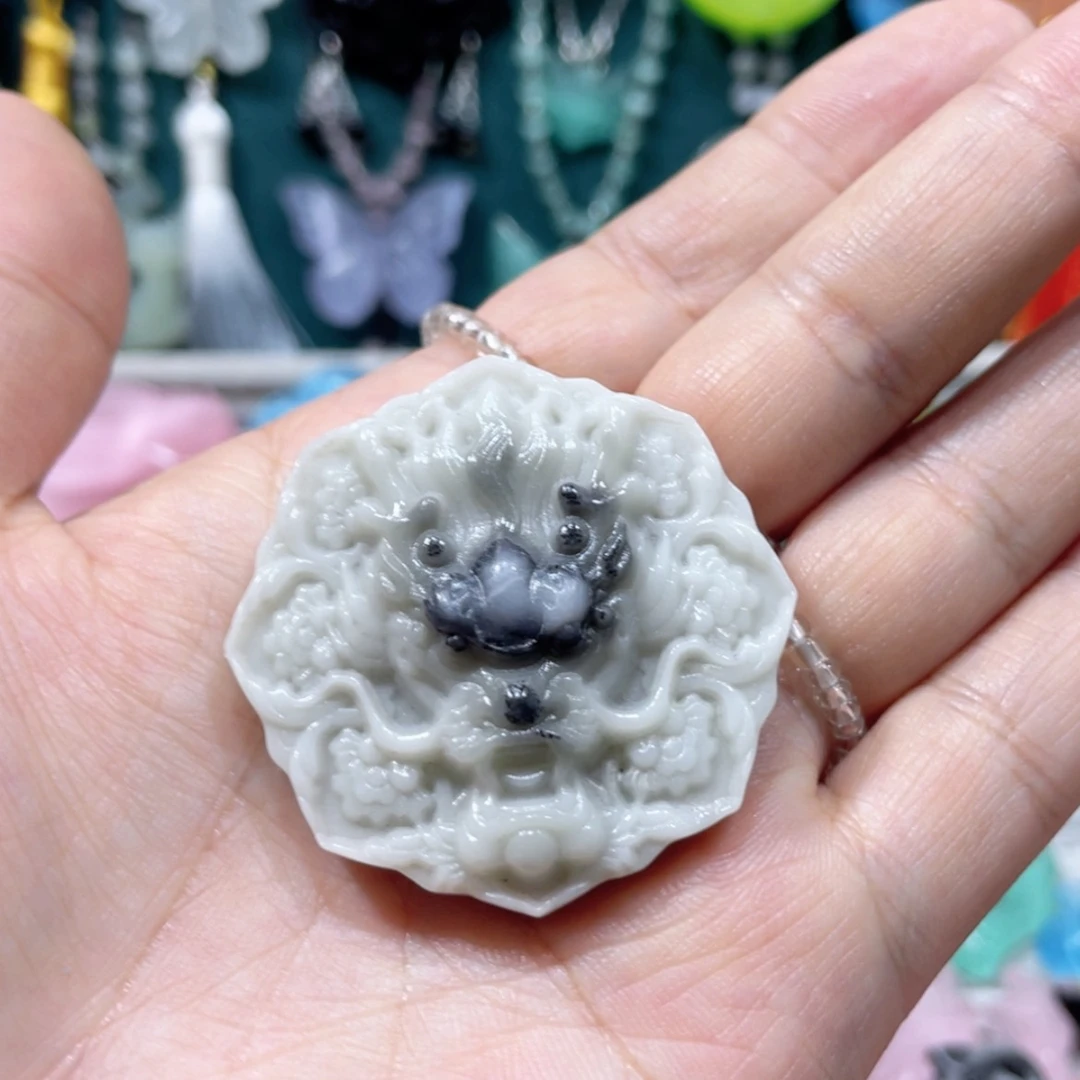 【闪购商品】未镶嵌岫玉颈饰49吊坠