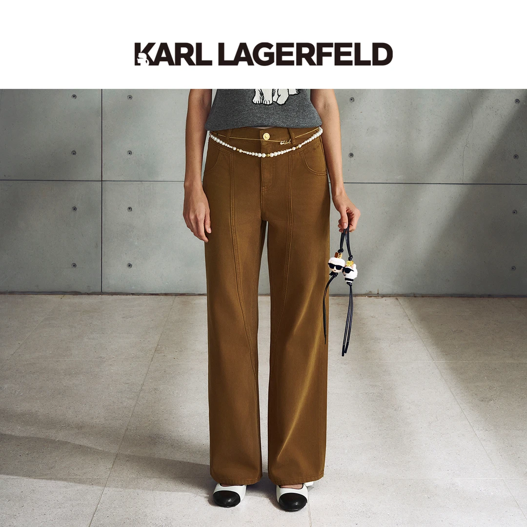 【李老板专属】KARLLAGERFELD秋季新款牛仔裤老佛爷M26L1122