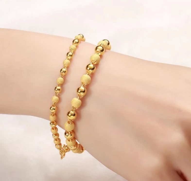 1-SL【秀秀专享】足金999 双色隔珠手链