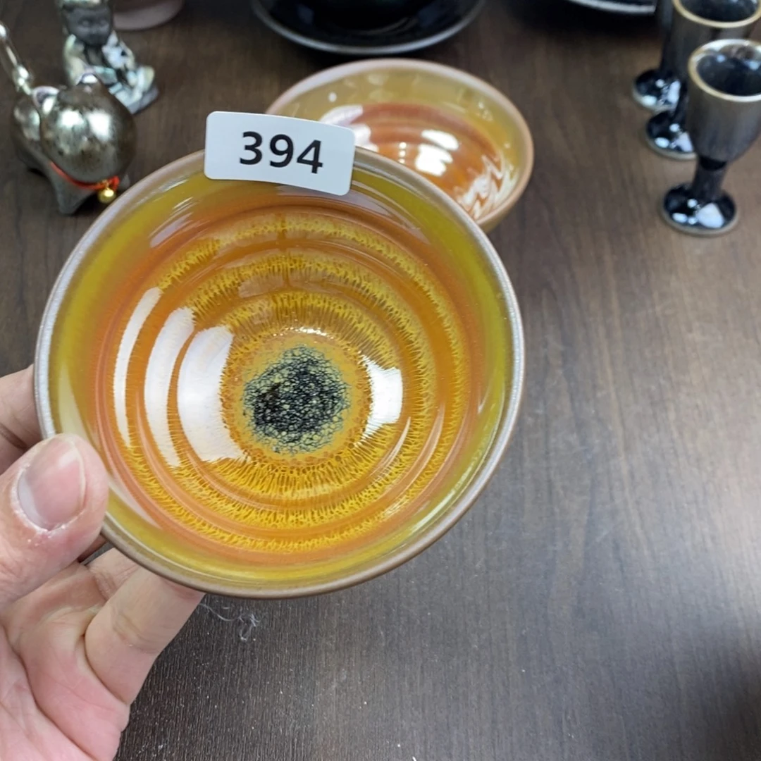 0***0茶盏全手工原矿原釉建盏