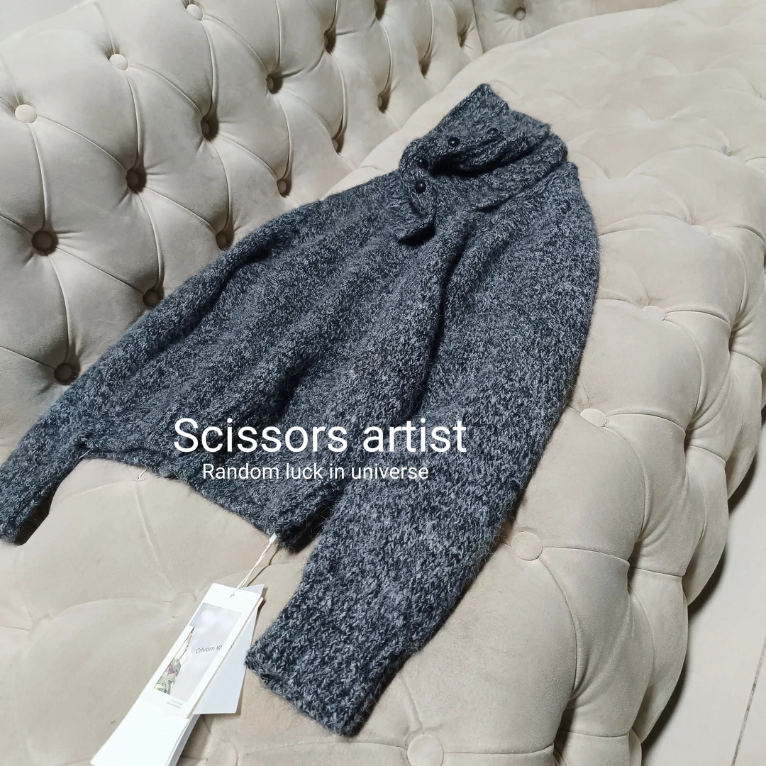 【Scissors artist】高端设计师走秀女装毛衣5060