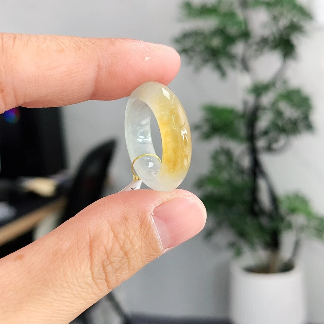 翡翠未镶嵌戒指10-11号