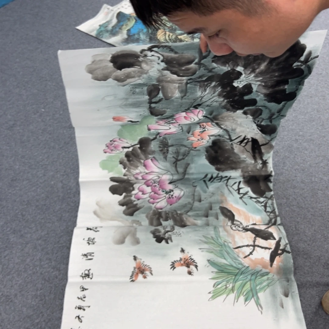 国画宣纸纯手绘字画