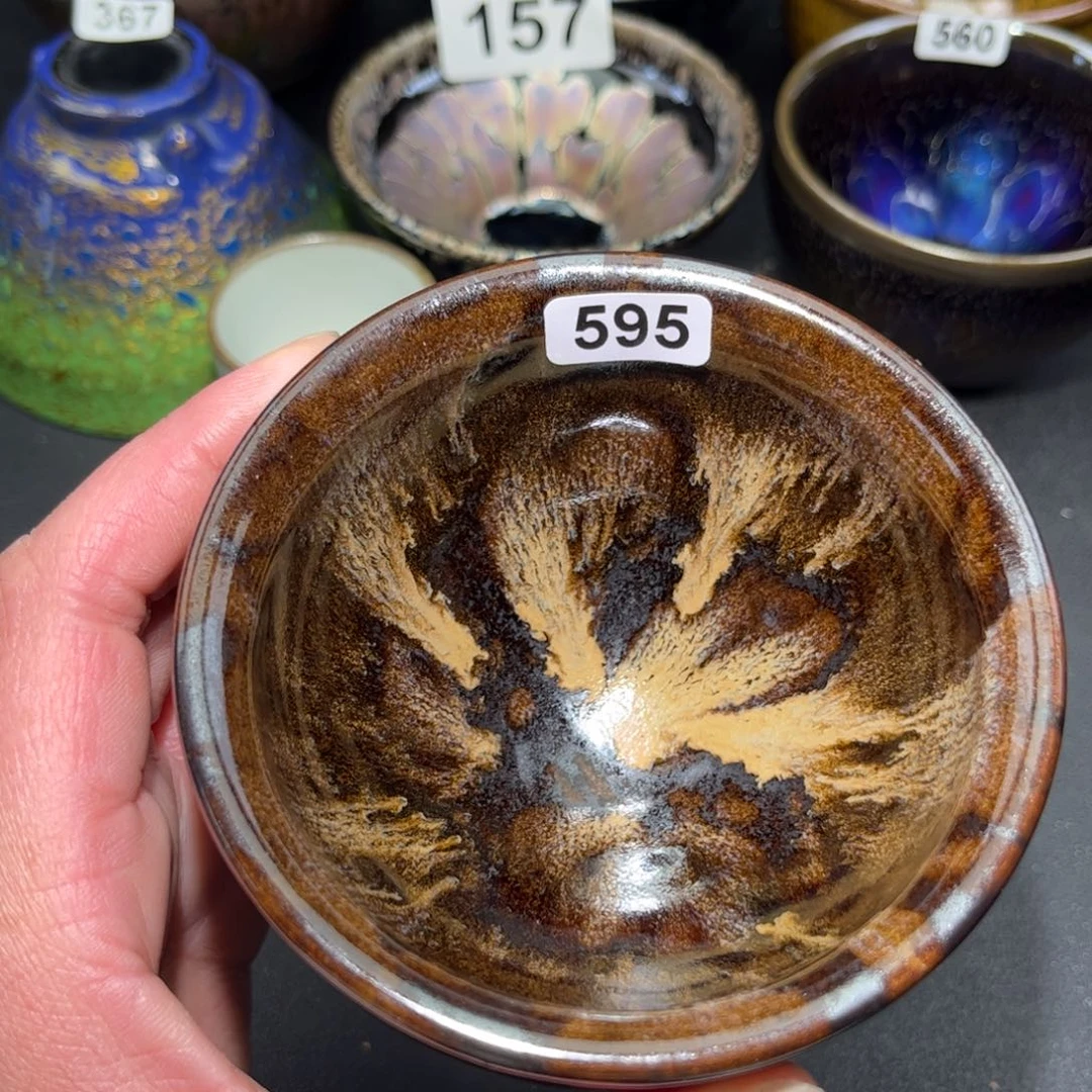 茶盏595 建盏单盏太好看了吧……