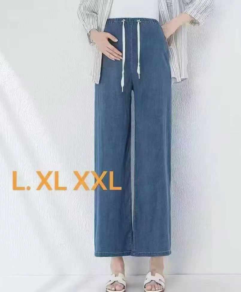 孕妇牛仔裤天丝薄款冰凉舒适透气
