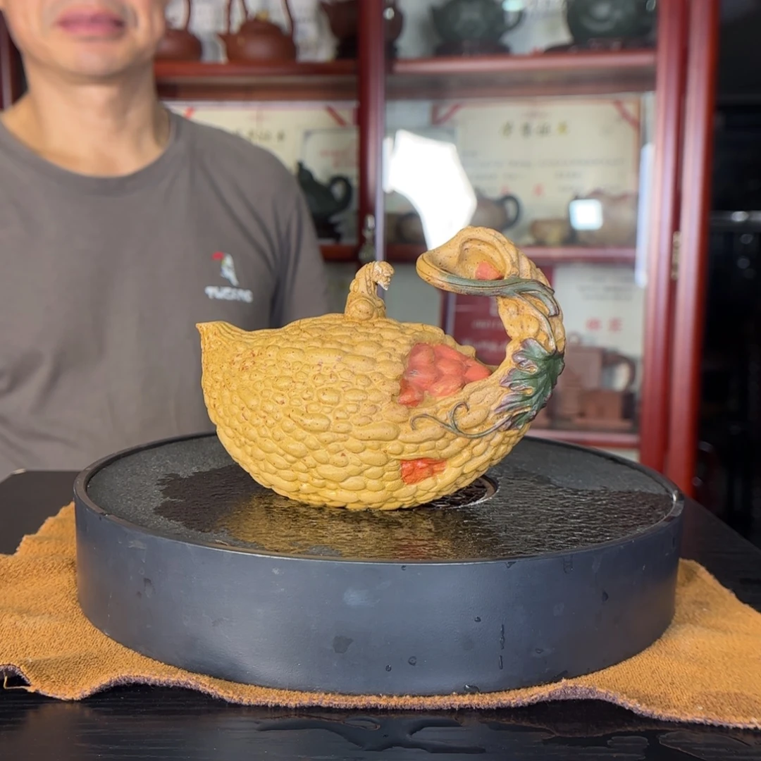 茶壶紫砂蒋美珍紫砂壶300cc