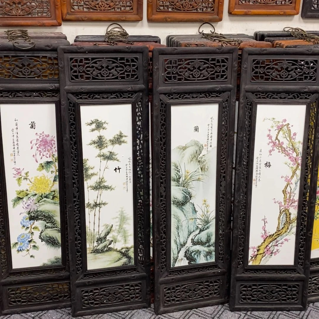 瓷192*36*4景德镇瓷板画柴窑烧制