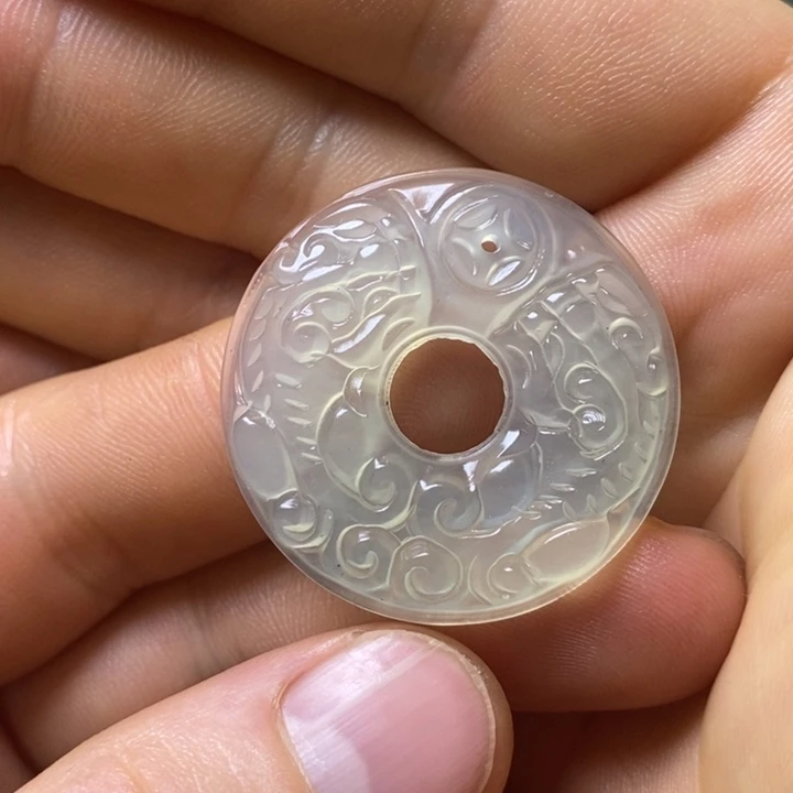 岫玉天然岫玉挂件未镶嵌
