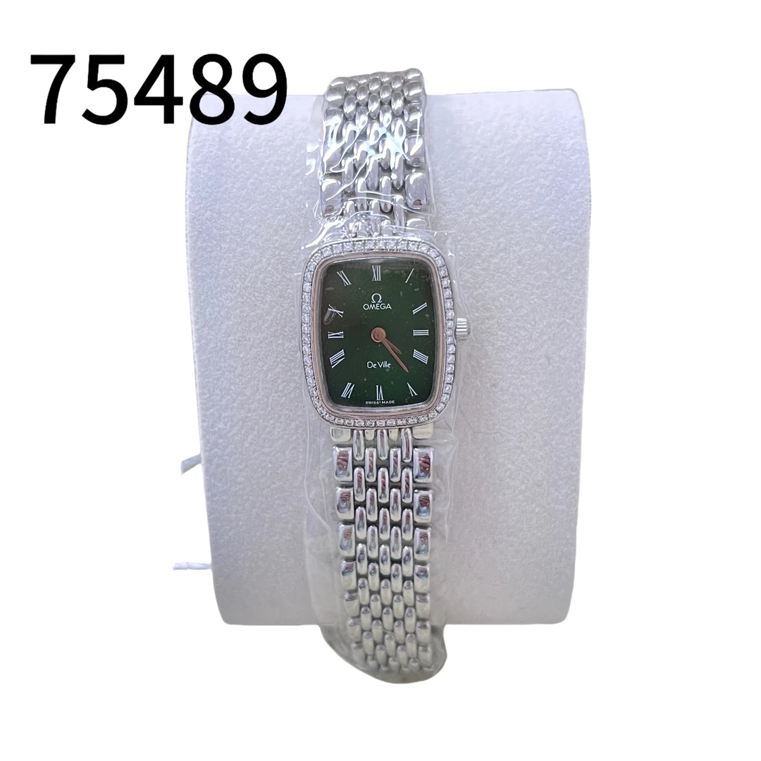 95新 Omega/欧米茄 75489/石英/后升级表盘/外圈后镶钻/16*21盘