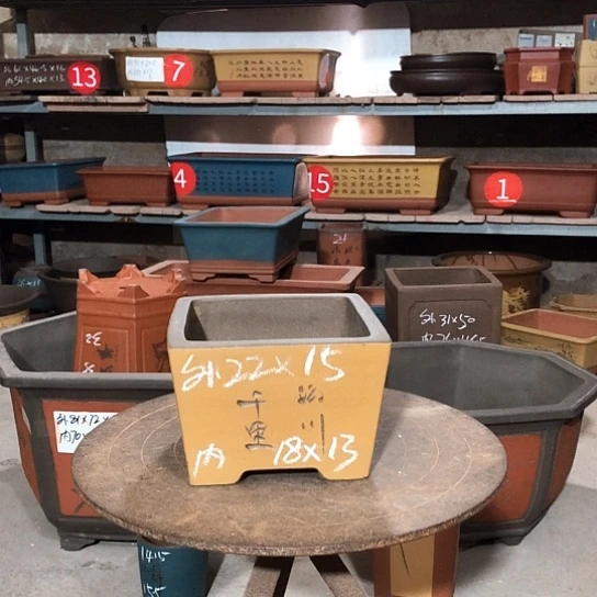 紫砂紫砂花盆包邮