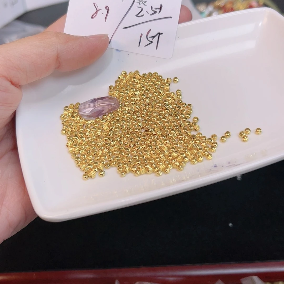 紫晶珠宝半成品银S925镀金镶嵌102