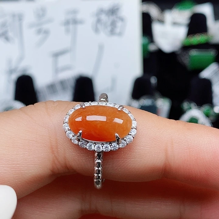 翡翠戒指未镶嵌戒指