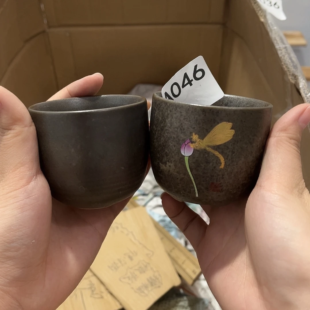 瓷片茶摆件工艺品摆件666