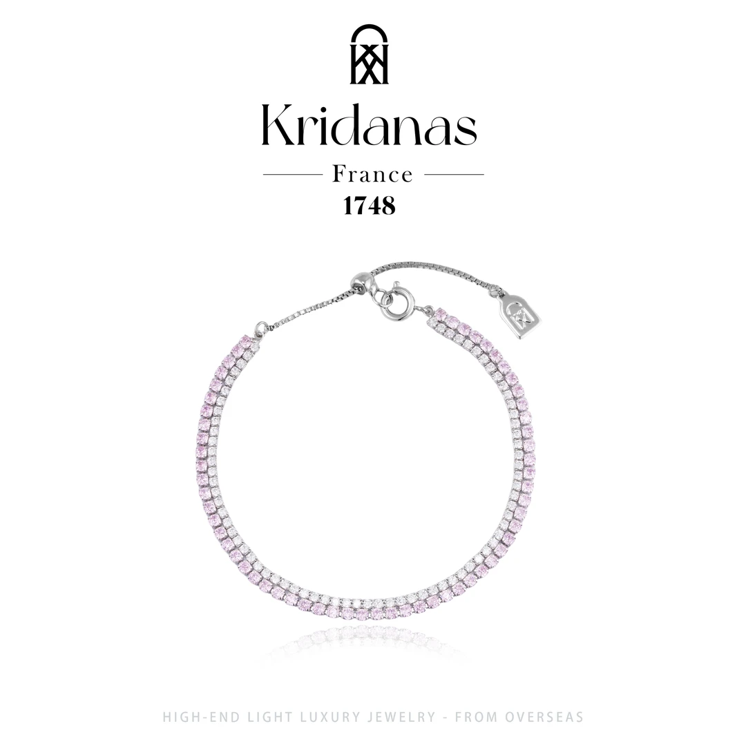 【樱梦为枝】Kridanas春夏款轻奢双色手链F4303