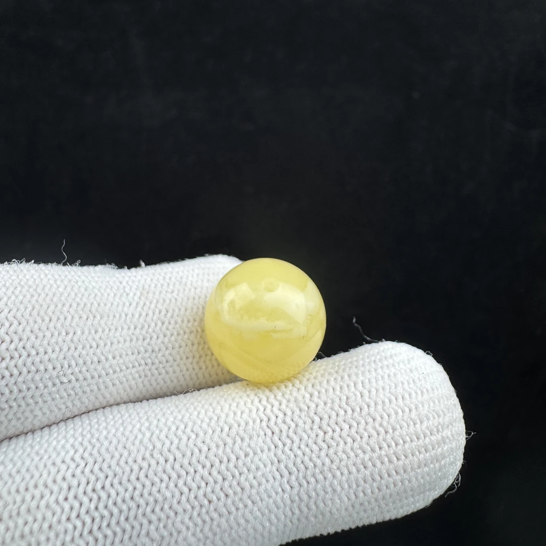 A1130天然蜜蜡圆珠14.6mm支持复检假一罚十
