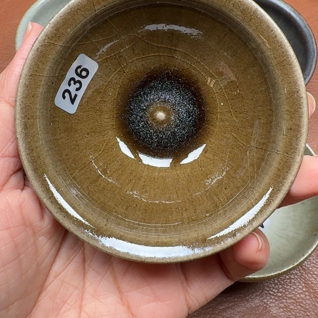 茶盏龙窑柴烧自然还原瑕疵236